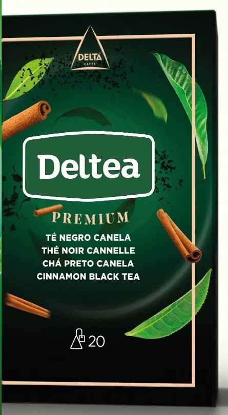 Caja de Té negro canela de Deltea