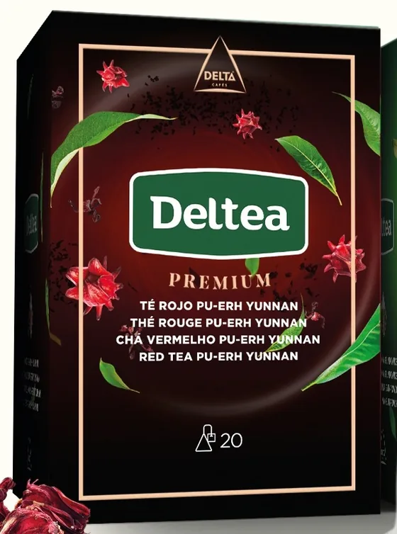 Caja de Té rojo Pu-Erh Yunnan de Deltea