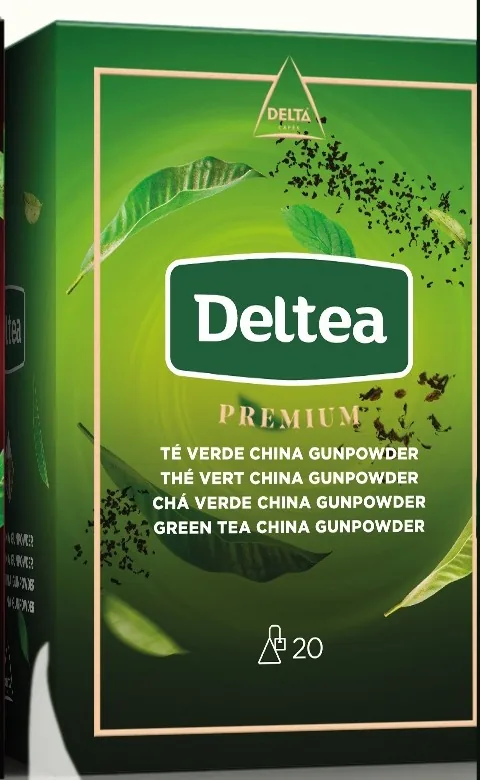 Caja de Té verde China Gunpowder de Deltea