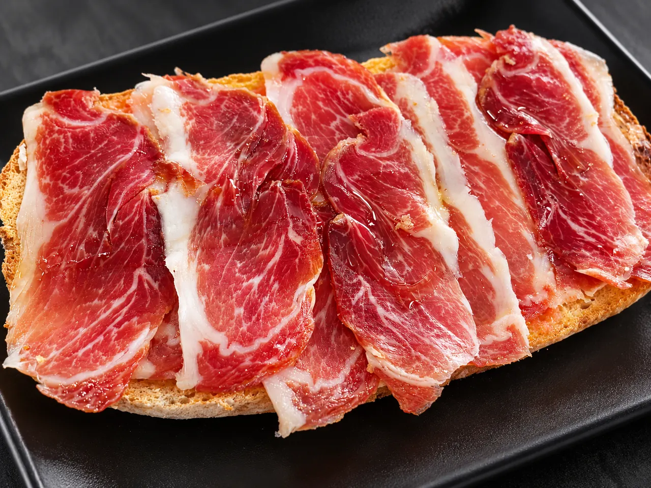 Tostada de jamón